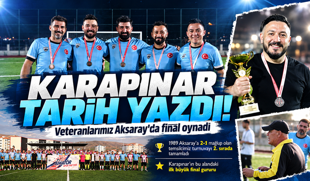 Karapınar Tarih Yazdı! Veteranlarımız Aksaray'da final oynadı!