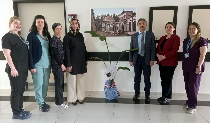 Beypazarı Devlet Hastanesi Başhekimi Başkaya, Ebeler Haftası'nı kutladı
