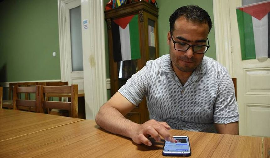 Doktora eğitimini Konya'da alan Filistinli genç, ailesinden 1,5 aydır haber alamıyor