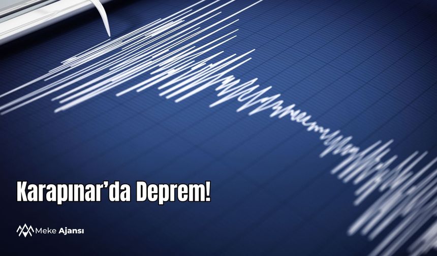 Konya'da 3,9 büyüklüğünde deprem