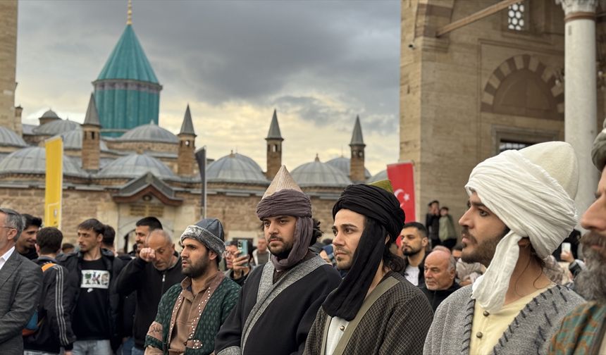 Mevlana'nın Konya'ya gelişinin 797. yıl dönümü kutlandı