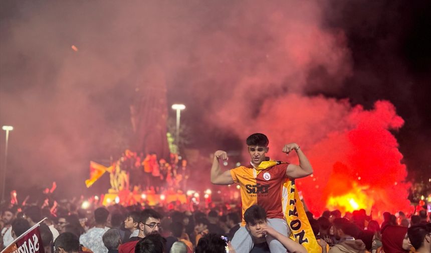 Galatasaray’ın Süper Lig şampiyonluğu Konya, Karaman ve Afyonkarahisar'da kutlandı