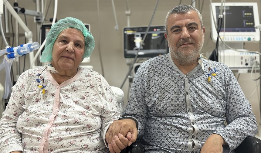 Aynı gün kalp ameliyatı olan anne ve oğlu taburcu edildi