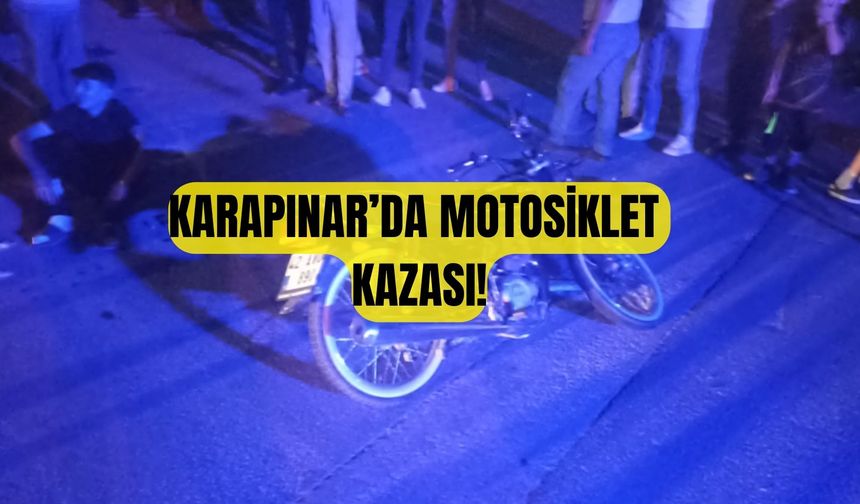 Sandıklı Mahallesi'nde motosiklet ile otomobil çarpıştı: 1 yaralı