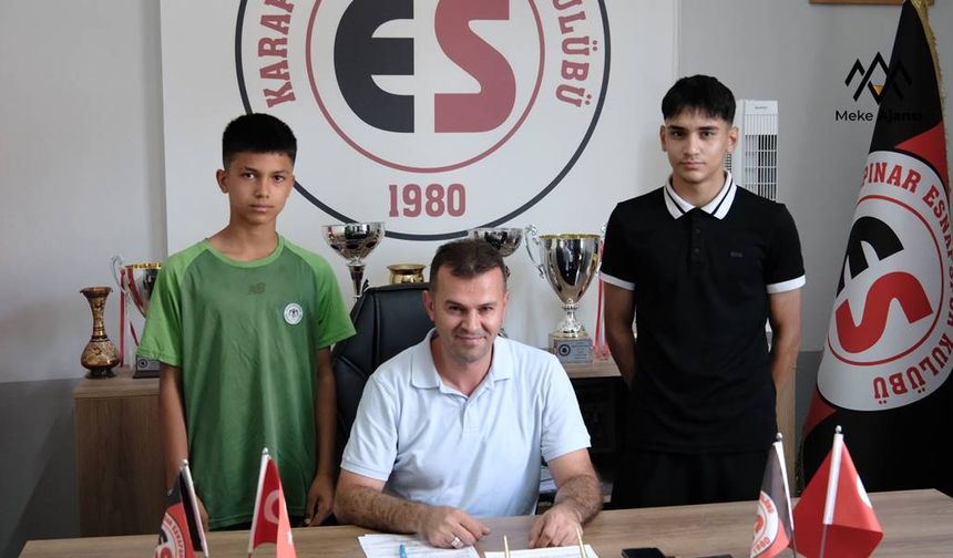 Karapınar Esnafspor’dan Konyaspor’a Gurur Yolculuğu: Ayet ve Yiğit Resmen Yeşil-Beyazlılarda