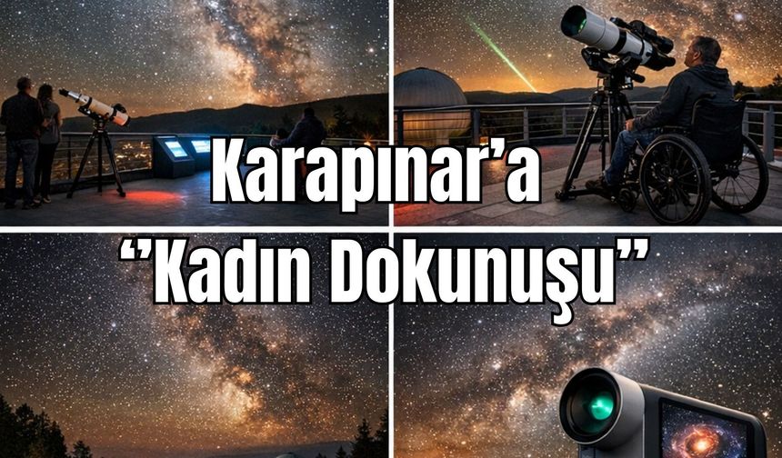 KARAPINAR'A ''KADIN DOKUNUŞU''