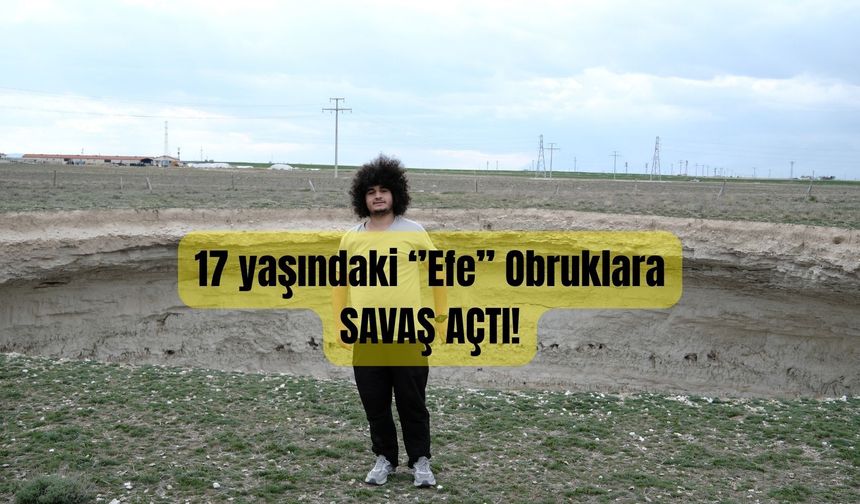 17 yaşındaki Efe'den, obruklara yapay zeka çözümü!