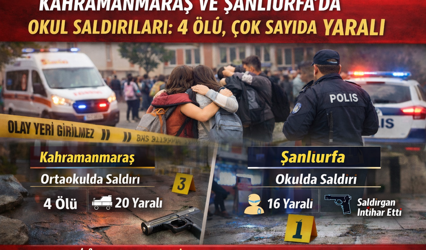 KAHRAMANMARAŞ VE ŞANLIURFA’DA OKUL SALDIRILARI!