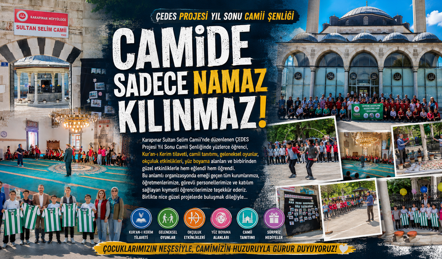 Camii'de sadece namaz kılınmaz!