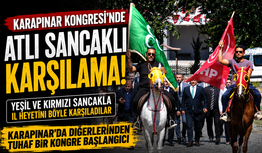 Atlı sancaklı karşılama damga vurdu: MHP Karapınar Kongresi'nde yeni dönem başladı!